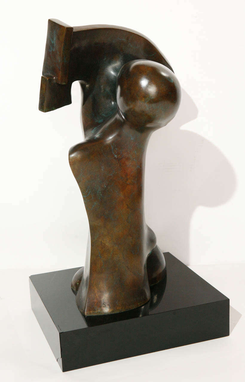 modern bronze sculpture