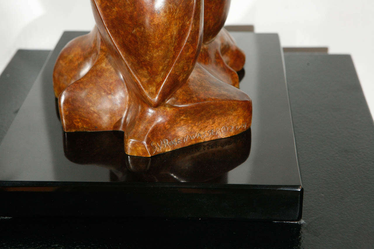 Bronze Sculpture by Sy Rosenwasser For Sale 1