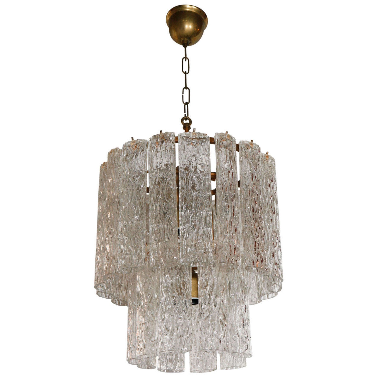 Vintage Murano Chandelier For Sale at 1stDibs