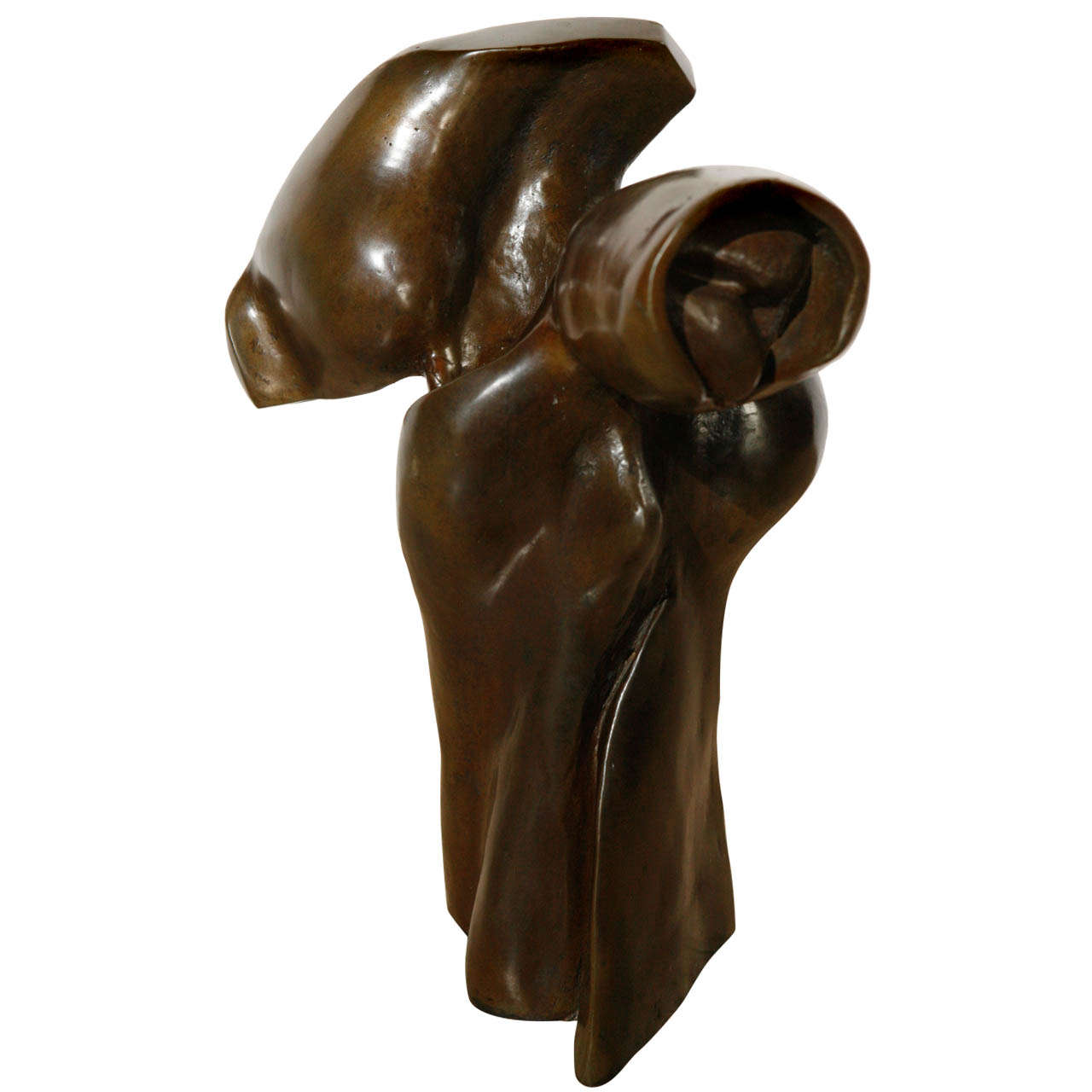 Sy Rosenwasser Bronze Sculpture with Marble Base For Sale at 1stDibs
