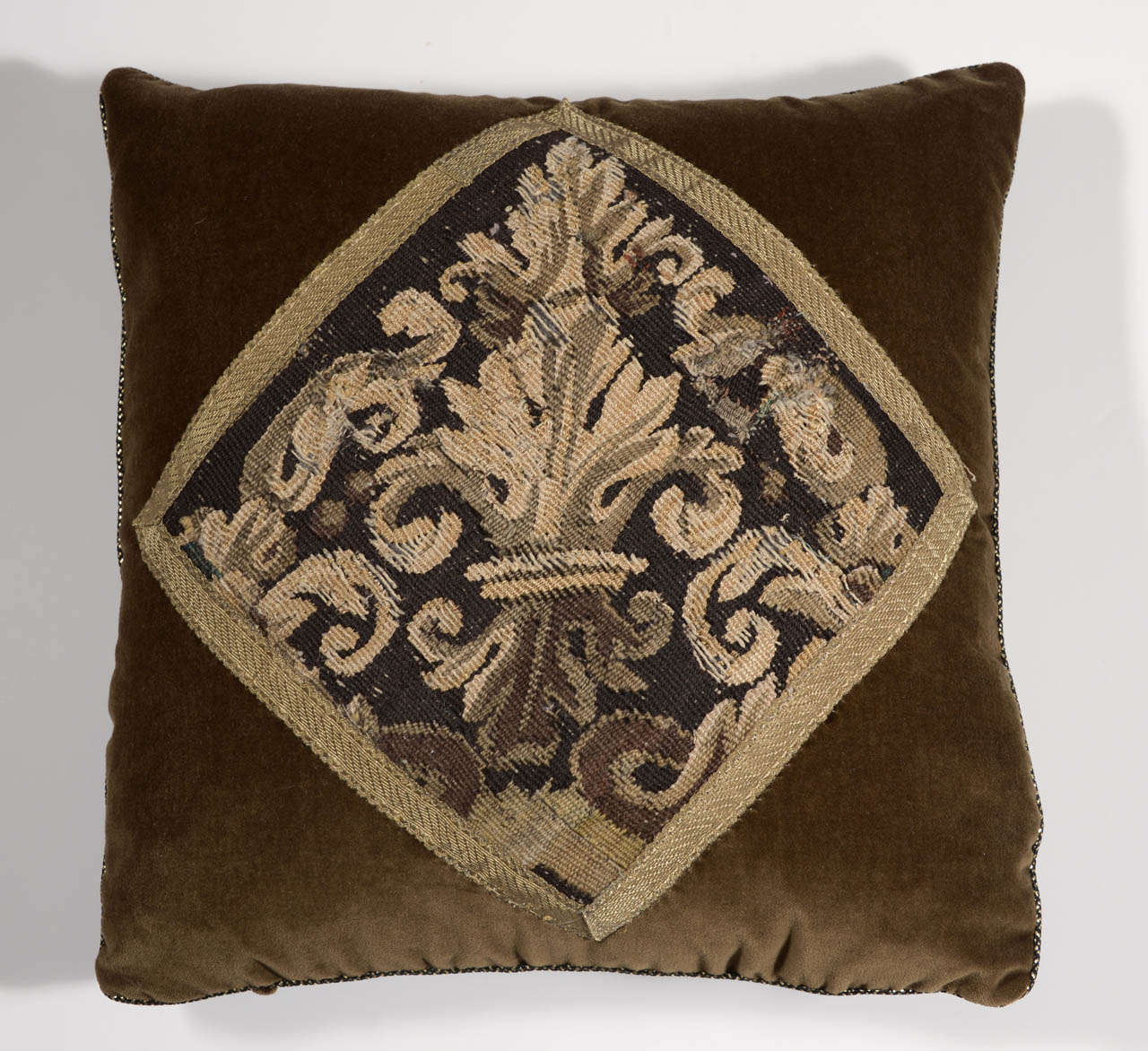 Tapestry Pair of 18th Century Fragment Pillow For Sale