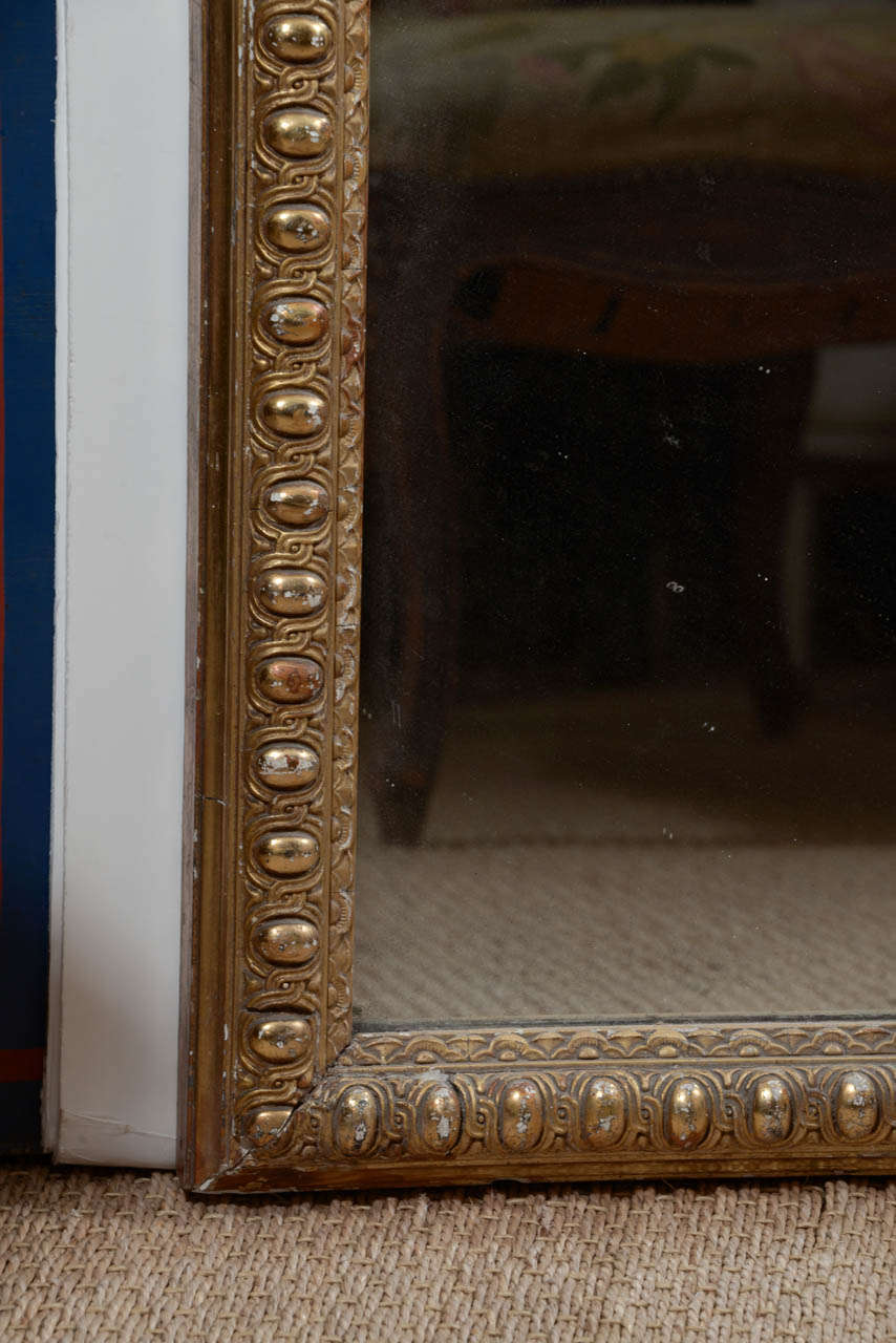 Glass 19th Century Gilded Arch Dressing Mirror