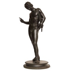 19th Century Bronze Figure of Narcisus