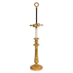 19th Century French Ormolu Candlestick Mounted as a Lamp 5