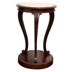 19th Century English, Marble Top Table