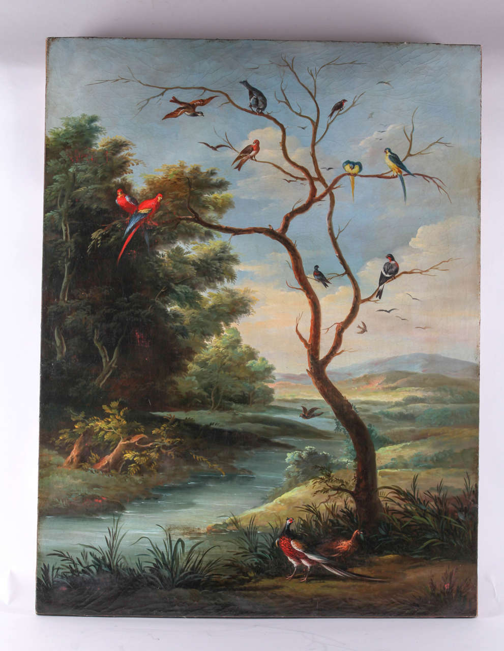Jan Van Kassel I (attr.) River landscape with birds on a tree, oil on canvas, 17th Century

Jan Van Kessel I (Antwerp 1626-1679)