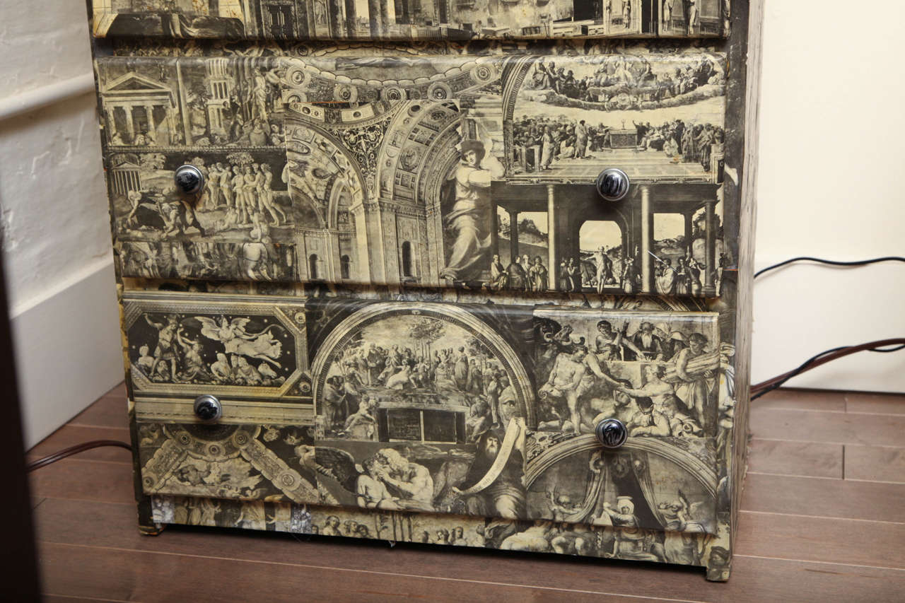 Decoupage Chest of Drawers In Good Condition In New York, NY