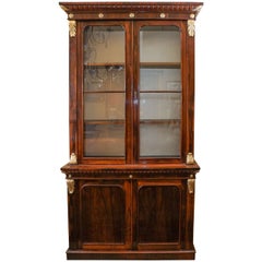 Very Fine William IV Rosewood Bookcase