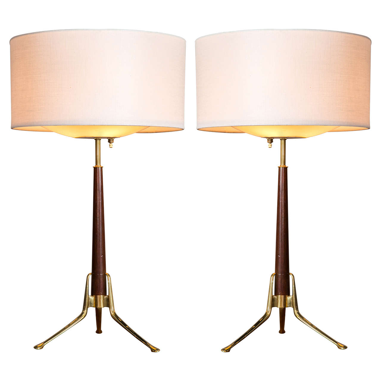 Pair of Gerald Thurston Table Lamps For Sale