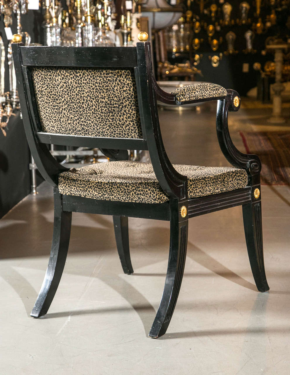 Pair of English Regency Chairs For Sale 3