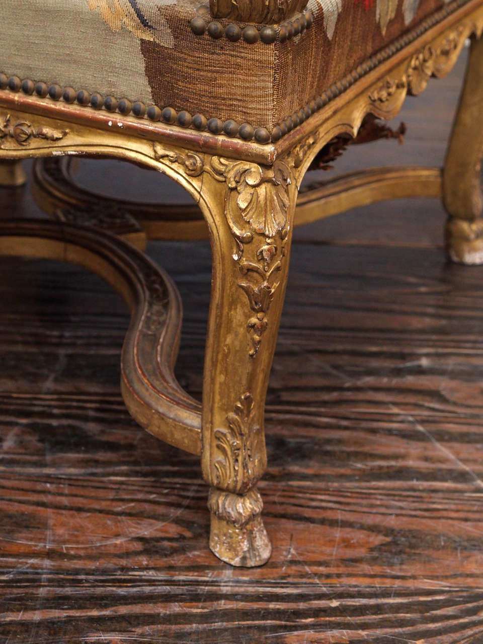 Louis XV French 19th Century Gilded Chairs 3
