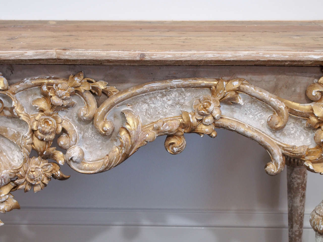 Italian 18th Century Fragment Console Table In Excellent Condition In New Orleans, LA