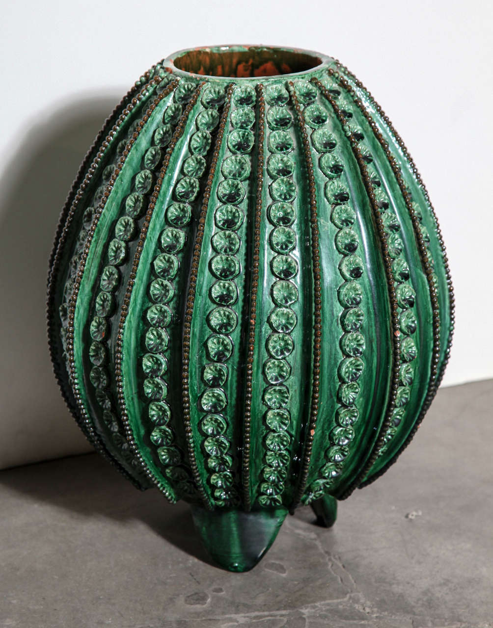 Mexican Handcrafted Pottery Pineapple from Morelia 1