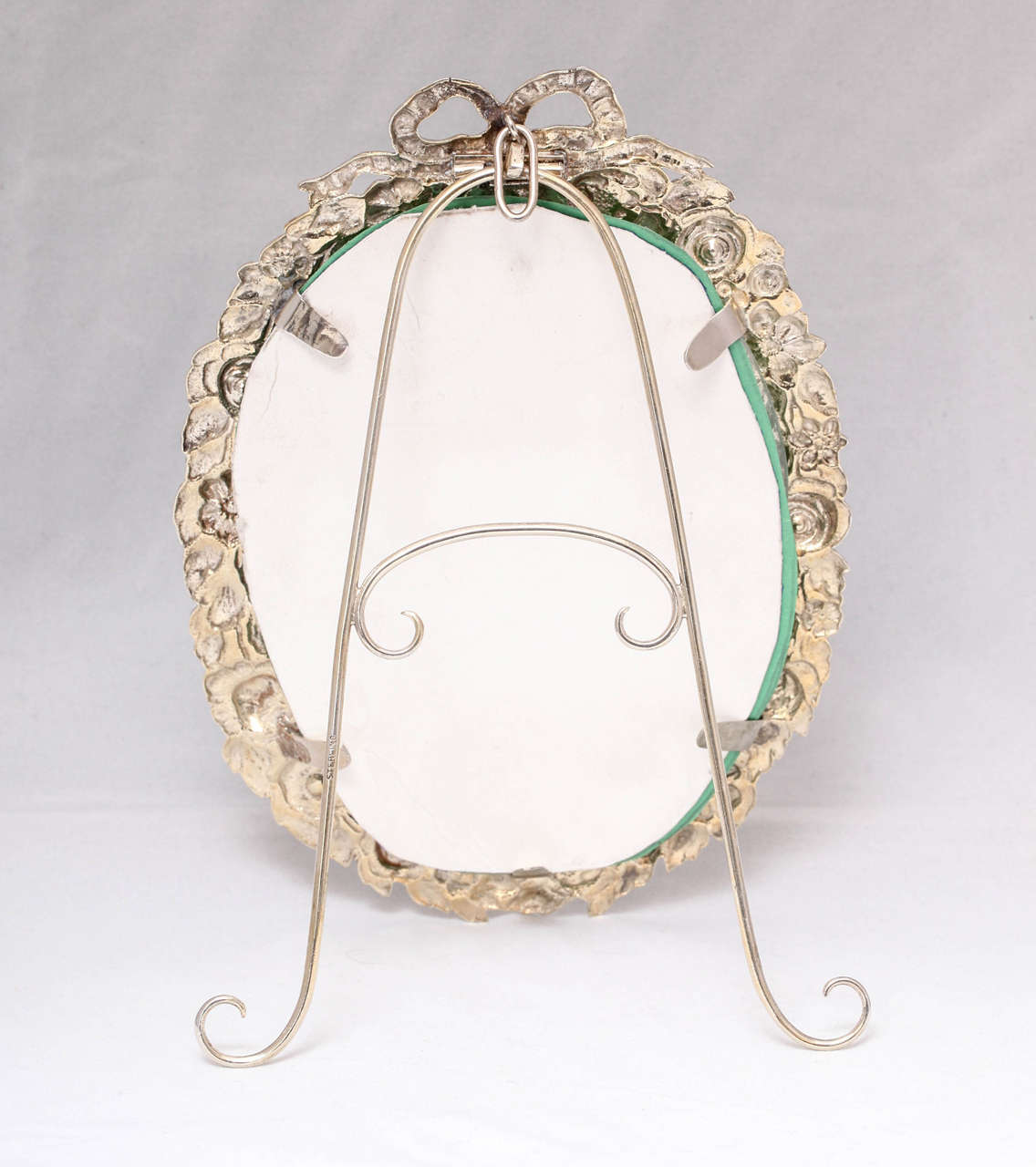 Victorian Lovely Continental Silver Picture Frame For Sale