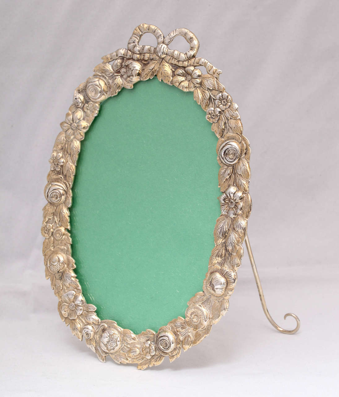 19th Century Lovely Continental Silver Picture Frame For Sale