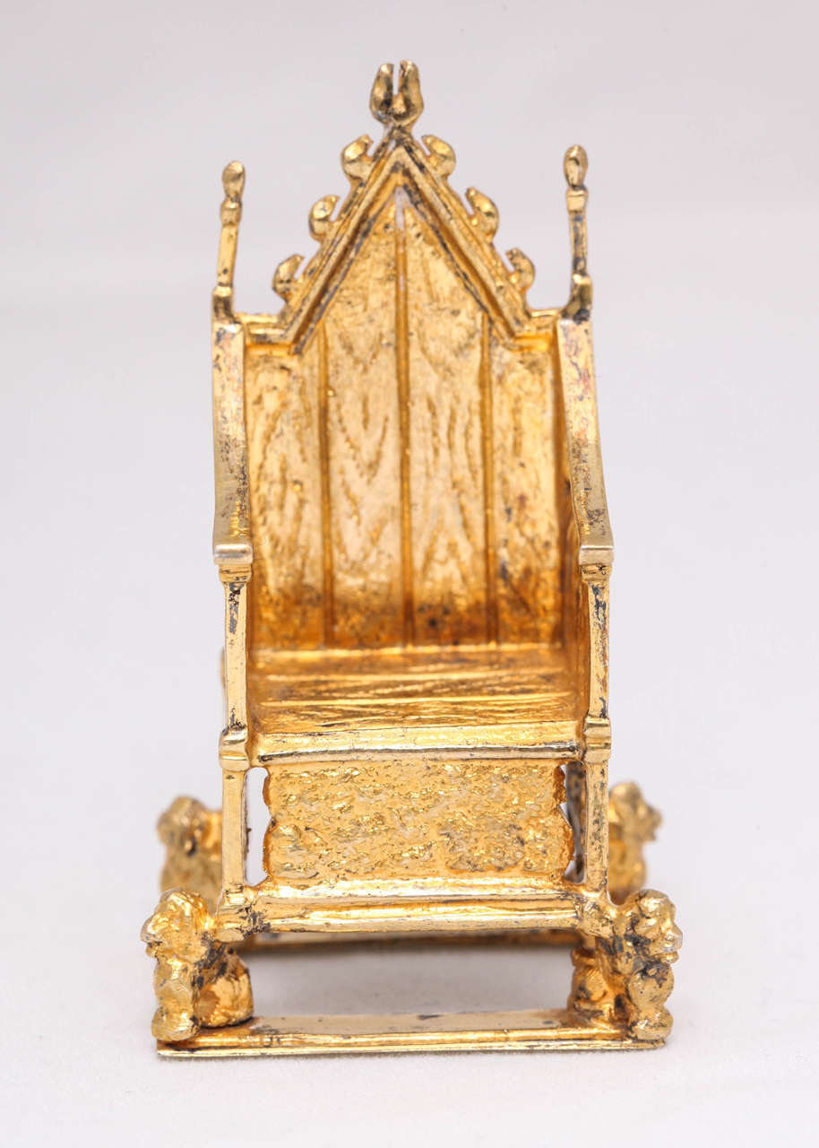 miniature coronation chair