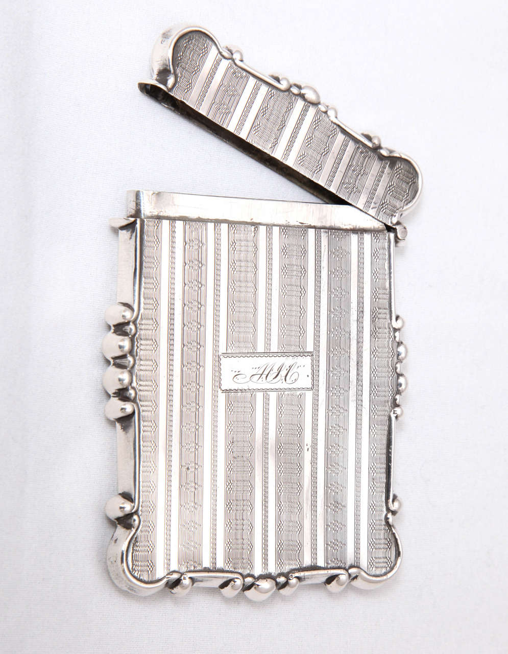 Mid-19th Century American Coin Silver Business or Calling Card Case