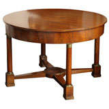 First Empire-Style Mahogany Center Table