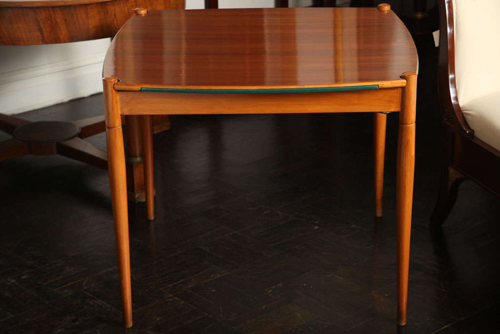 Italian Early 20th Century Beechwood Games Table For Sale