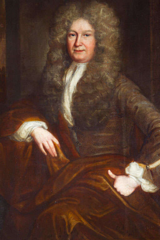 18th Century and Earlier English School Portrait of a Gentleman For Sale