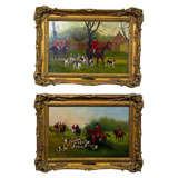 Pair of Framed Hunt Paintings
