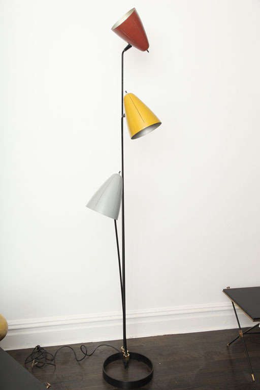 Mid-Century Modern A 1950's Articulated Floor Lamp by Ben Seibel