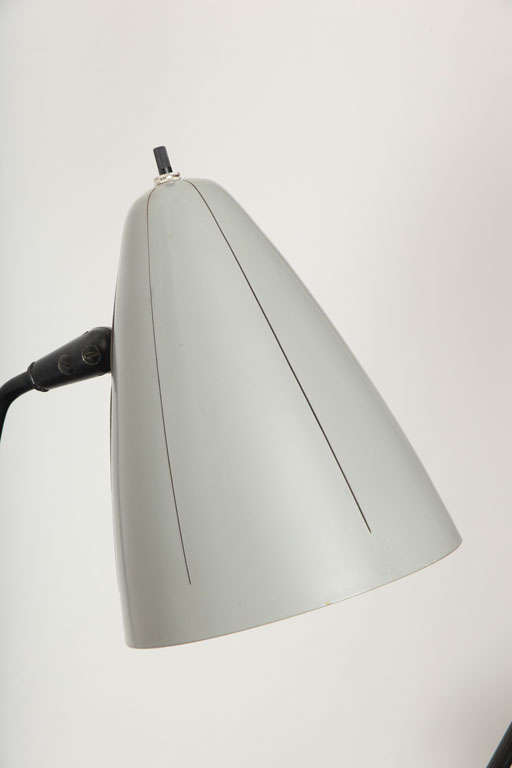 A 1950's Articulated Floor Lamp by Ben Seibel In Excellent Condition In New York, NY
