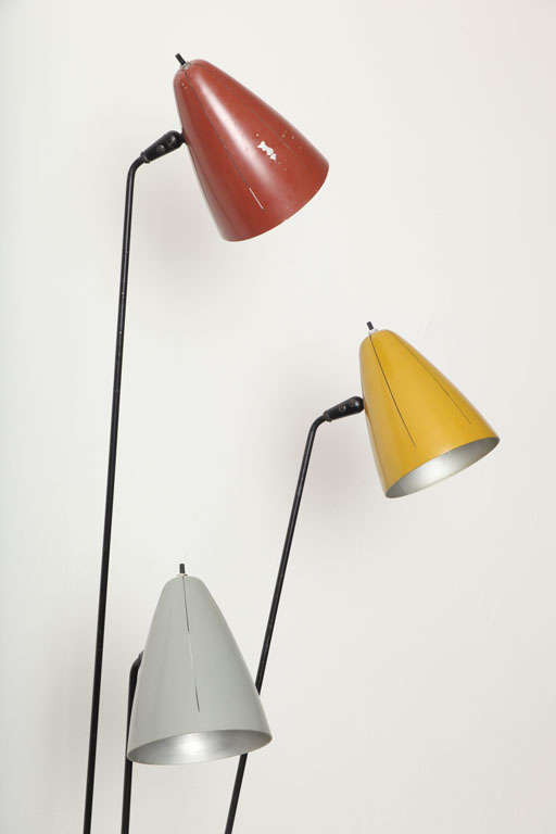 A 1950's Articulated Floor Lamp by Ben Seibel 3