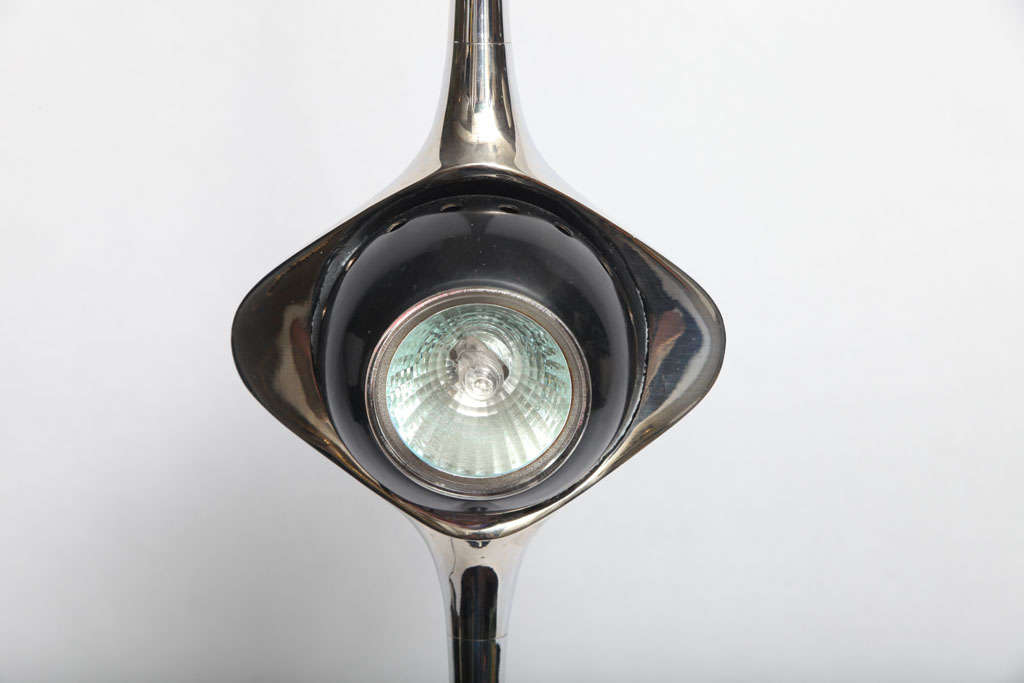 Sculptural Cobra Table Lamp with Adjustable Eyeball 1