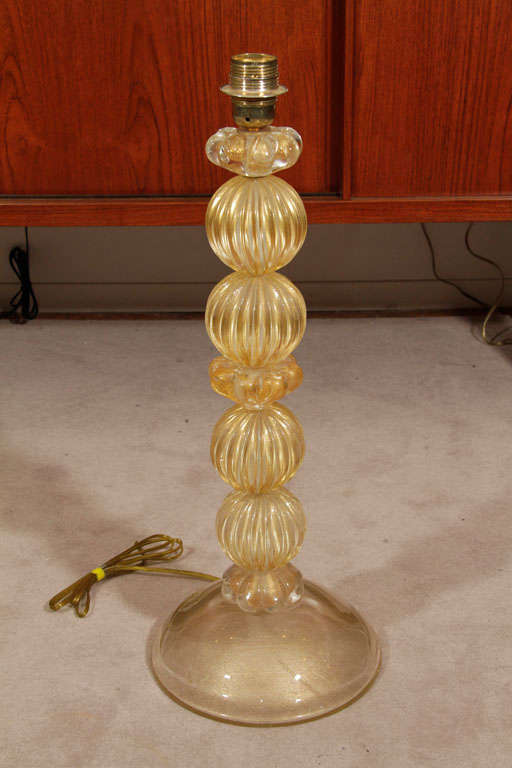 Pair Barovier and Toso Murano Glass Table Lamp 2