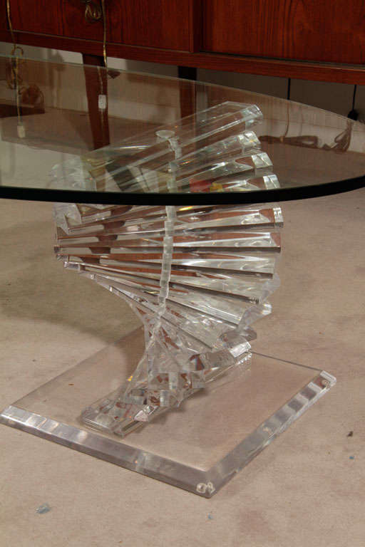 spiral coffee table