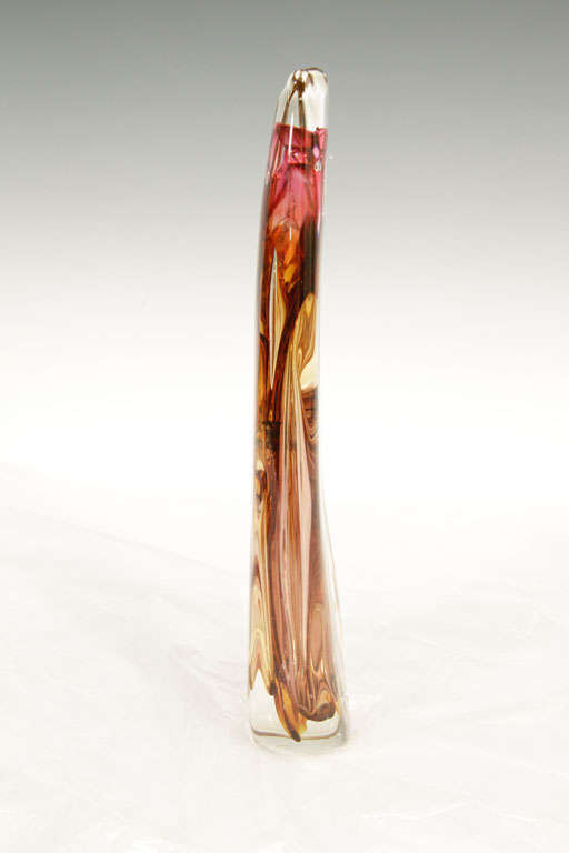 20th Century Mid Century Paul Manners Art Glass Garniture