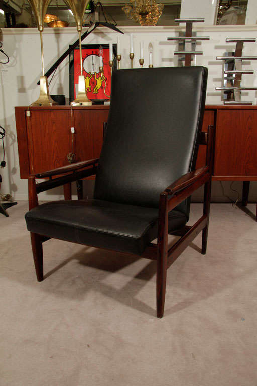 Finn Juhl Mid Century Lounge Chair by Niels Vodder for B. Altman