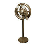 Mid Century Space Age Design Chrome Table Lamp