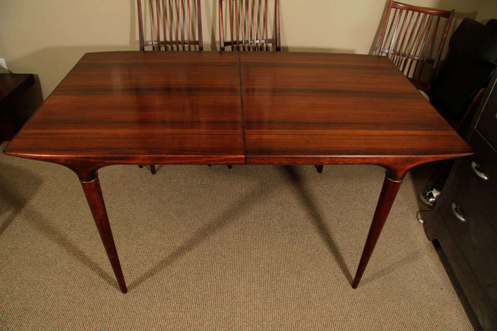 Mid Century Danish Modern Dining Table and Six Chairs 1