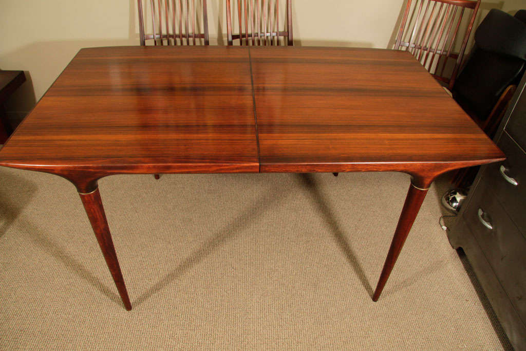 Mid Century Danish Modern Dining Table and Six Chairs 2