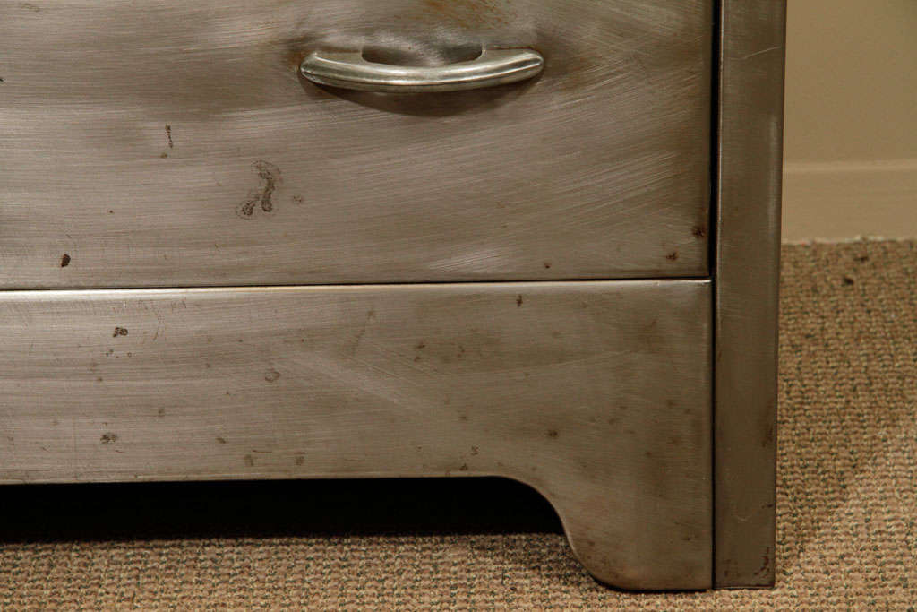 vintage metal chest of drawers