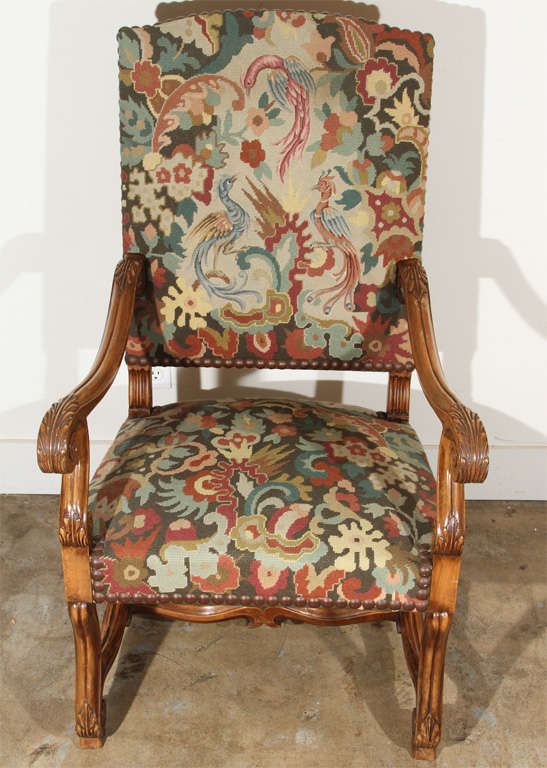 19th Century French Armchair In Excellent Condition In Newport Beach, CA