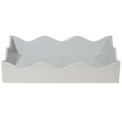 Small Pale Grey Belles Rives Tray