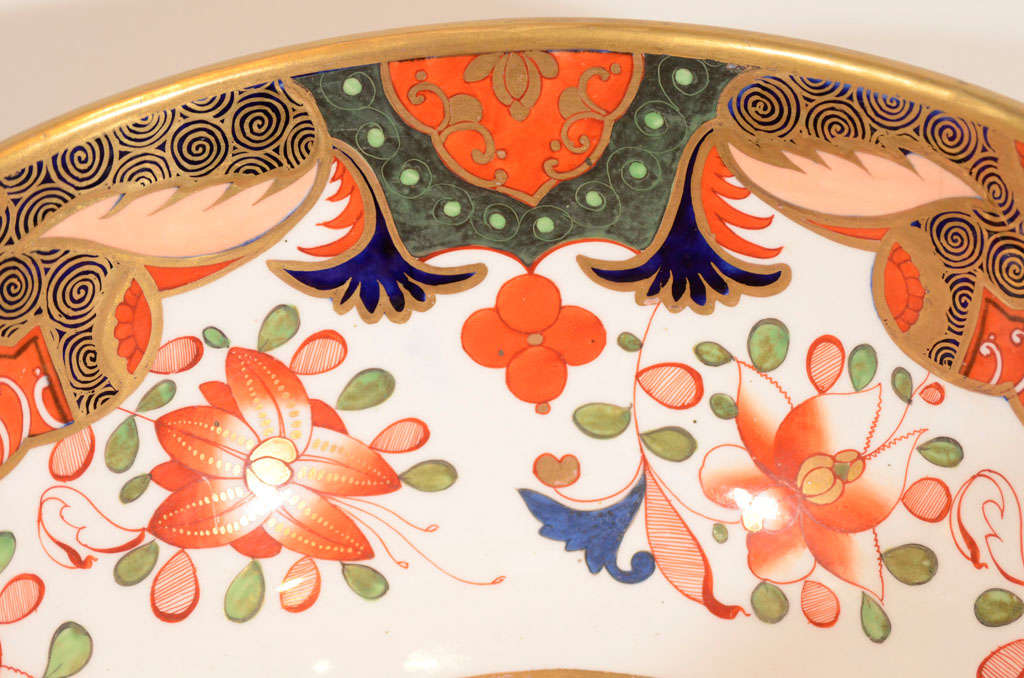 An Early 19th Century Spode Imari Porcelain Punch Bowl 2
