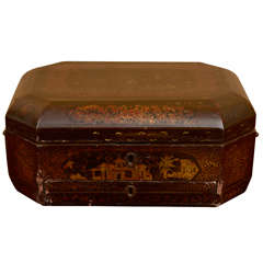 Chinese Export Lacquered Box