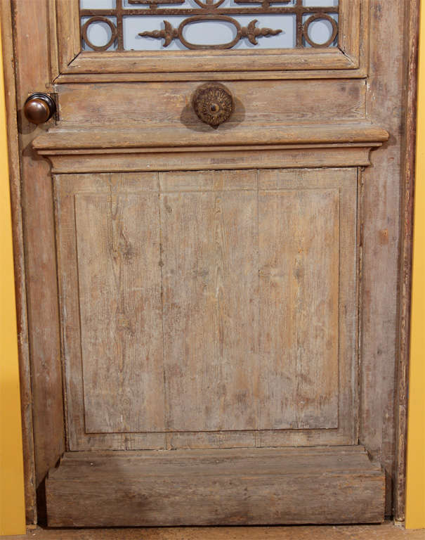 Louis Philippe French Painted Door from Normandy