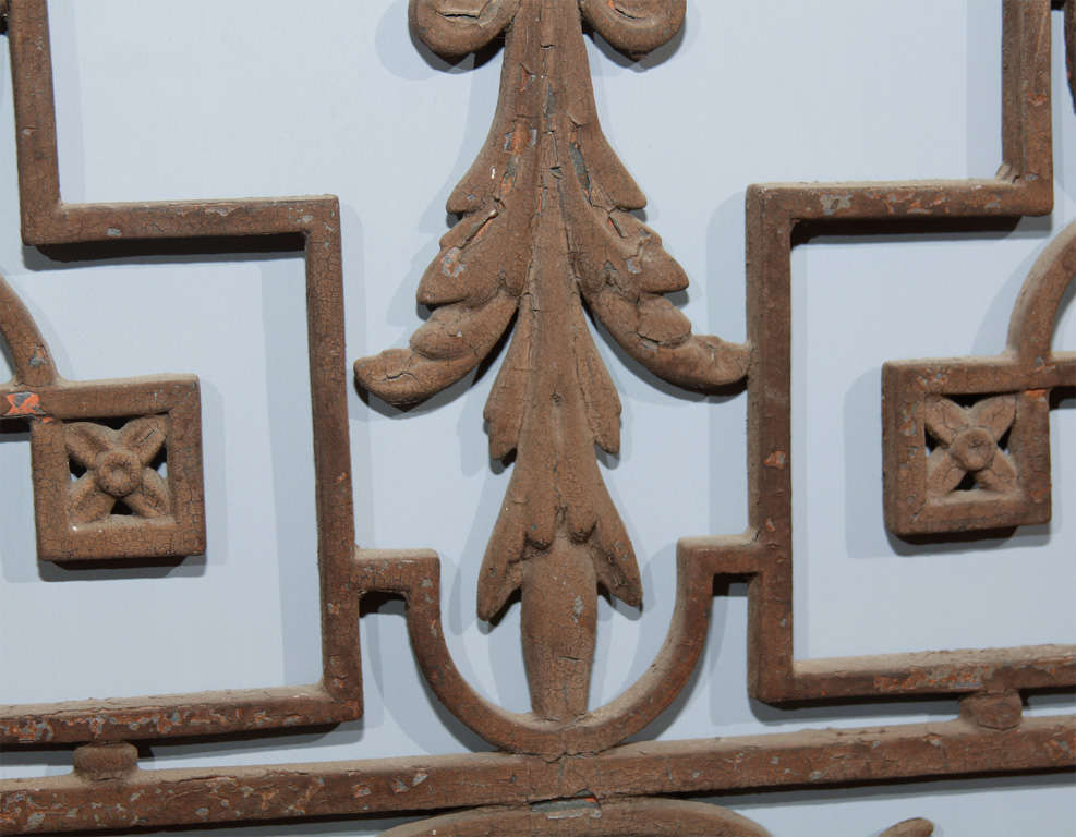 Iron French Painted Door from Normandy