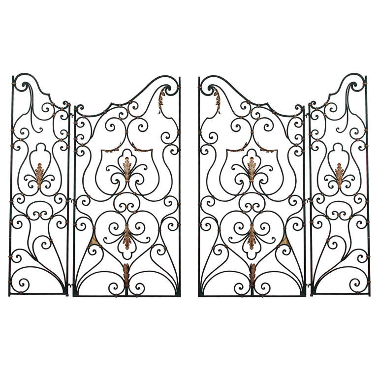 French Iron Garden Gate
