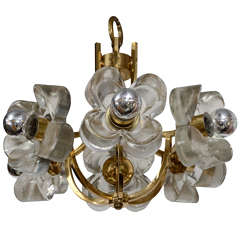 Vintage Murano Chandelier Mid Century