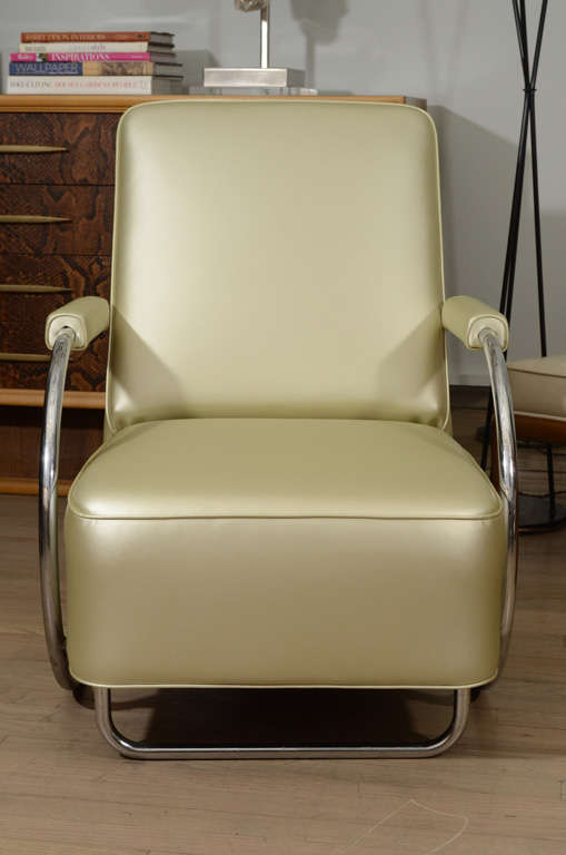 20th Century Louis Sognot Armchairs For Sale