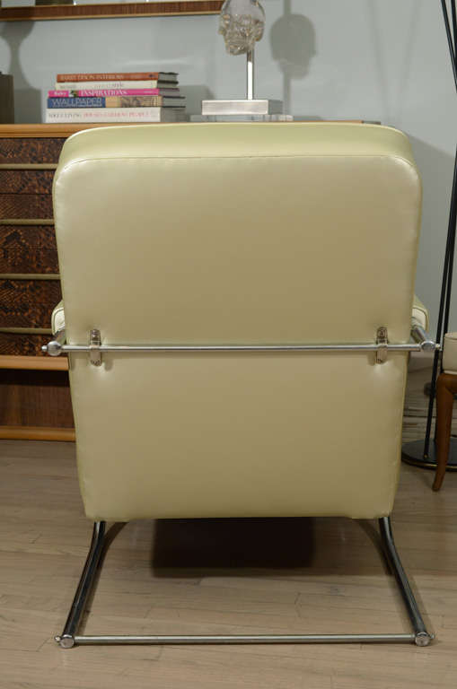 Steel Louis Sognot Armchairs For Sale