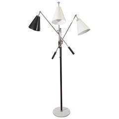  Mid Century "Triennale" Floor Lamp by Gino Sarfatti for Arteluce