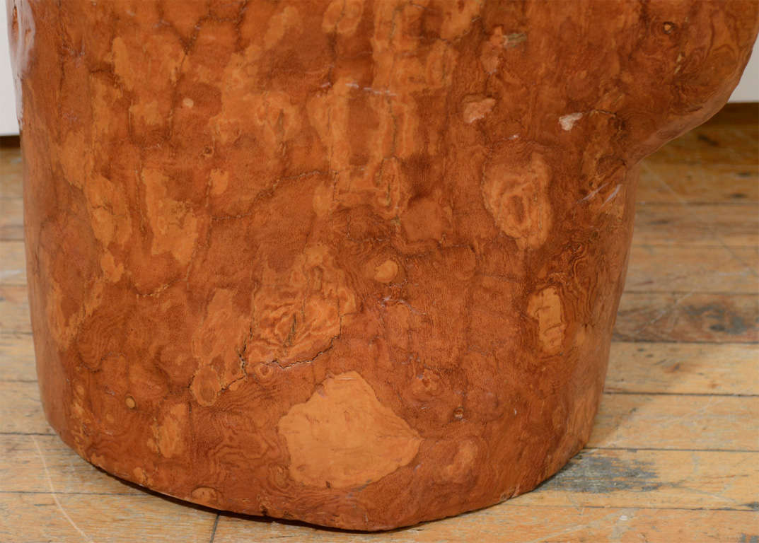 tree stump end table