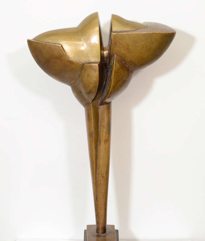 20th Century Modernist Bronze Sculpture by Lawrence Fane For Sale